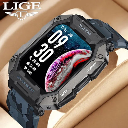 New Smart Watch for Men Bluetooth Full Touch Screen 5ATM Waterproof Watches Sports Fitness Smartwatch Man Relogio Masculino